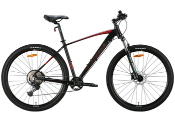 Велосипед 29" Leon TN-70 AM Hydraulic lock out HDD 2024, Черно-красный, 19