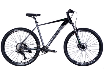 Велосипед 29" Formula ZEPHYR 1.0 AM HDD 2024, Черно-серый, 19
