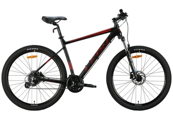 Велосипед 27.5" Leon XC 80 AM Hydraulic lock out HDD 2024, Черно-красный, 18
