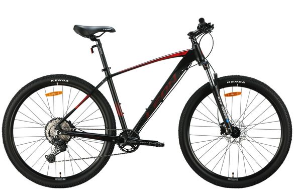 Велосипед 29" Leon TN-70 AM Hydraulic lock out HDD 2024, Чорно-червоний, 17.5