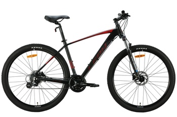 Велосипед 29" Leon TN-80 AM Hydraulic lock out HDD 2024, Черно-красный, 19