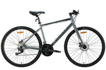 Велосипед 28" Leon HD 80 DD 2024, Тёмно-серый, 19