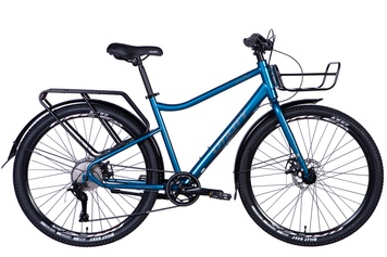 Велосипед 27.5" Dorozhnik UTILITY 2024, Темно-синий, 18,5