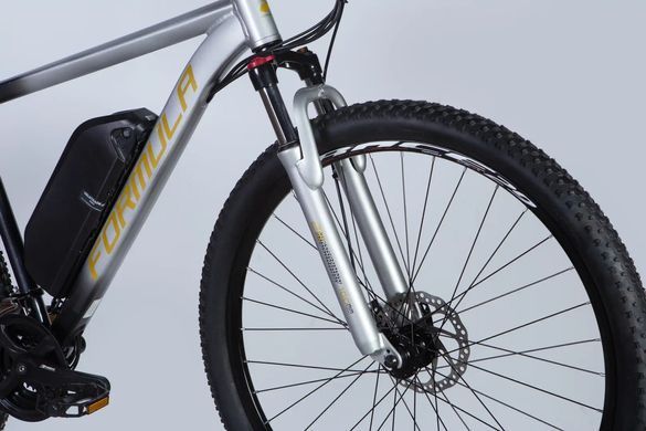 Велосипед з електроприводом 29" Formula eF-1 DD CS 48B 12.5А*г 500Вт 2026, Серый, 19" (175-190 см)