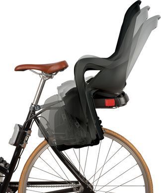 Дитяче крісло заднє POLISPORT Groovy Maxi RS+ на підсідельну трубу, 26"-28", 9-22 кг, чорне