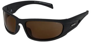 Очки Relax Nargo black matt, линза brown (TAC 1,0mm Polarized), кат. 3