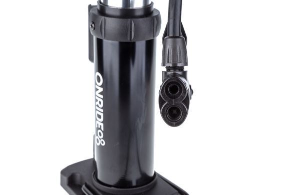 Насос підлоговий ONRIDE Magic алюміній, макс. тиск 120 psi, голівка з двома отворами під FV/AV
