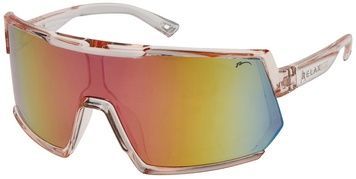 Очки Relax Lantao pink shiny crystal, линза brown (Polycarbonate), rose revo, кат. 3