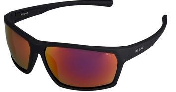 Окуляри Relax Dingo black matt, лінза smoke (TAC 1,0mm polarized), black red revo, кат. 3
