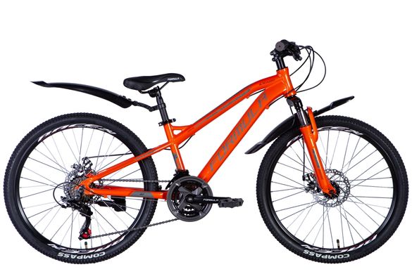 Велосипед 24" Formula BLACKWOOD 1.0 AM DD 2024, Оранжевый, 12.5