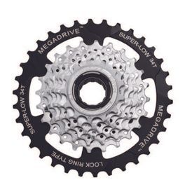 Тріскачка SunRace MFM4S 7CV, 7 швидкостей, 13-34T, Zinc/Black