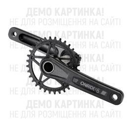 Шатуны ONRIDE Solo Pro 210 под Hollowtech, 170мм, 34T на 12/11 скоростей, черные