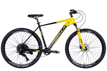 Велосипед 29" Formula ZEPHYR PRO AM HDD 2024, черно-желтый, 21