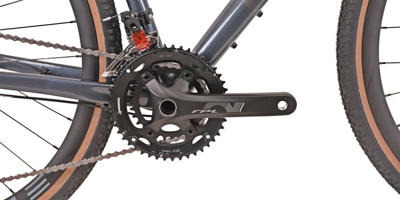 Велосипед CYCLONE GSX (2024), Тёмно-серый, 54