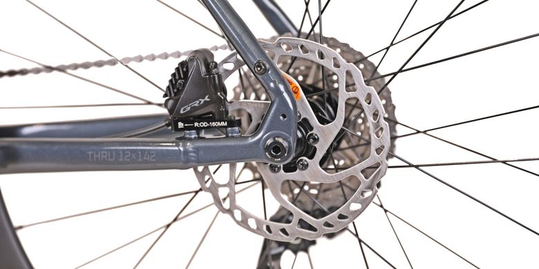Велосипед CYCLONE GSX (2024), Темно-сірий, 54