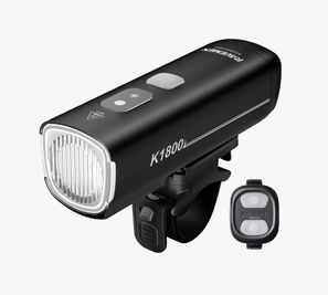 Велосипедная фара Ravemen K1800 (1800 lm, 5000 mAh) с датчиками освещенности, беспроводная кнопка