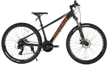 Велосипед WINNER SOLID-FX 26" (3x7) 2022, Чорний, 14