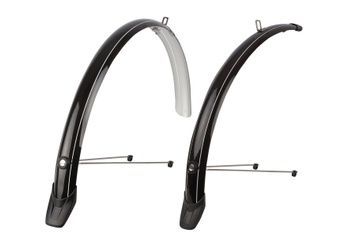 Комплект крыльев POLISPORT Towny 28" (размер: переднее: 595х51; заднее: 715х51 мм) CITY/TRECKING черный