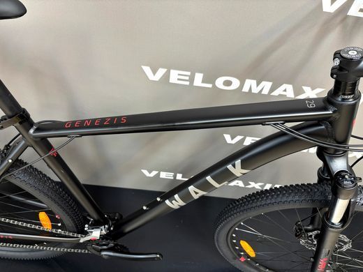 Велосипед 29" WALK Genezis (2*8) 2026, Черно-красный, 19" (175-190 см)