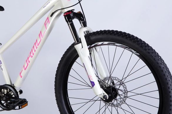 Велосипед 24" Formula THOR DD CS 2026, Білий, 12" (125-145 см)