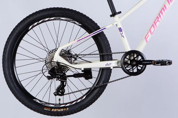 Велосипед 24" Formula THOR DD CS 2026, Білий, 12" (125-145 см)