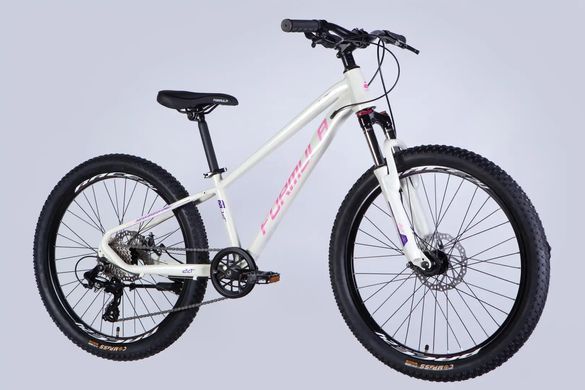 Велосипед 24" Formula THOR DD CS 2026, Білий, 12" (125-145 см)