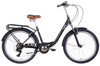 Велосипед 26" Dorozhnik LUX AM VBR 2024, Чорний, 17