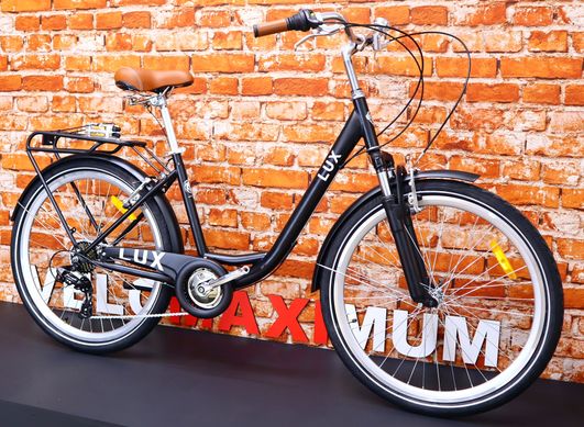 Велосипед 26" Dorozhnik LUX AM VBR 2024, Чорний, 17