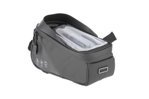 Сумка на раму под смартфон ONRIDE Visor 30, объем 1 л, водоотталкивающая ткань, светоотражающая