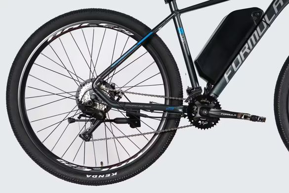 Велосипед з електроприводом 29" AL Formula eZEPHYR 3.0 DD CS 48B 20А*г 500 Вт 2026, Темно-сірий, 19" (175-190 см)