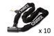 Спецгурт! Замок ONRIDE Tie Lock Superior 50 загартований ланцюговий, під ключ, 6x1500 мм (10шт)