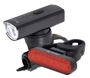 Набір світло переднє і задня мигалка KLS GLO 350