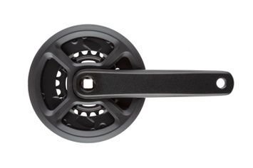 Комплект шатунів Prowheel CTD-CY01, під квадрат, 175 мм, 36-22T, на 11/10/9 шв., чорний