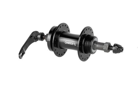 Втулка задня ONRIDE Hub 10R, під трещітку, 36 отворів, disc, кульки, 135 QR, чорна