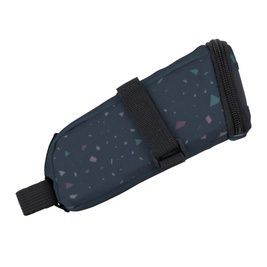 Сумка подседельная KLS Tilt T-strap M дизайн-конфетти, темно-синий