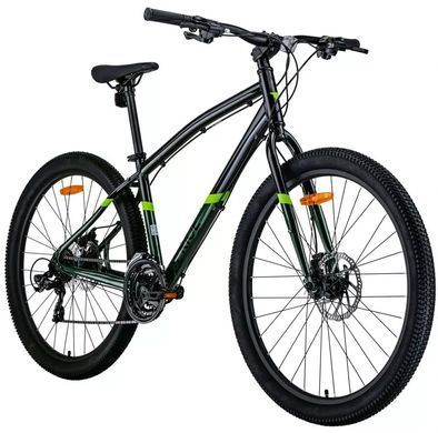 Велосипед 27,5" Pride ROCKSTEADY AL 7.1 2023, Чорно-зелений, M