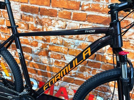 Велосипед 29" Formula THOR DD CS 2026, Чорно-помаранчевий, 19" (175-188 см)