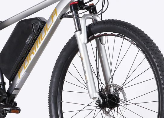 Велосипед з електроприводом 29" AL Formula eF-1 DD CS 48B 17.5А*г 500Вт 2026, Чорно-сірий, 18.5"