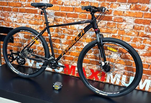 Велосипед 29" Formula THOR DD CS 2026, Чорно-помаранчевий, 19" (175-188 см)
