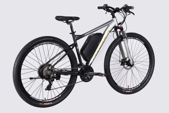 Велосипед з електроприводом 29" AL Formula eF-1 DD CS 48B 17.5А*г 500Вт 2026, Чорно-сірий, 18.5"