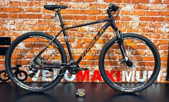 Велосипед 29" Formula THOR DD CS 2026, Чорно-помаранчевий, 19" (175-188 см)