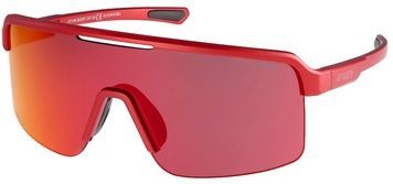 Окуляри R2 BOOST red (metallic, matt), лінза pink (black-red chrome) PC High contrast HD, кат. 3