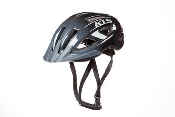 Шолом KLS Daze Lumio L/XL, з блимавкою (Type-C), чорний (без бокових кліпс фікцації лямок)