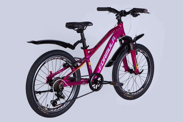 Велосипед 20" Formula BLACKWOOD Vbr FR 2026, Малиновий, 11" (117-132 см)