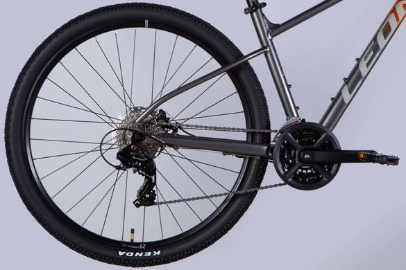 Велосипед AL 29" Leon TN 105 DD CS 2025, Сіро-помаранчевий, 19" (175-190 см)