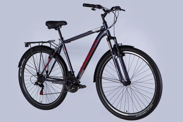 Велосипед 28" Formula MAGNUM DD FR 2025, Темно-серебристый, 20.5" (172-190 см)