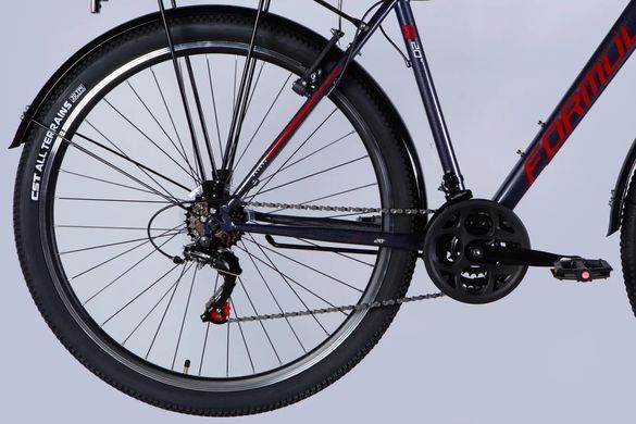Велосипед 28" Formula MAGNUM DD FR 2025, Темно-серебристый, 20.5" (172-190 см)