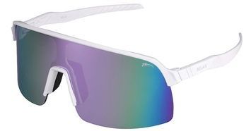 Окуляри Relax Judo white shiny, лінза smoke (PC), purple revo, кат. 3