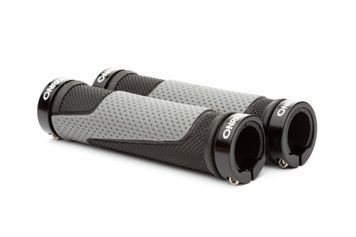 Гріпси ONRIDE DualGrip, два замки, 130 мм, чорний/сірий