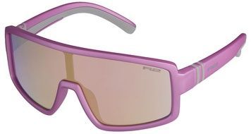 Окуляри дитячі R2 INVADER purple-pink (metallic, matt), лінза brown (pink-gold chrome) PC, кат. 3